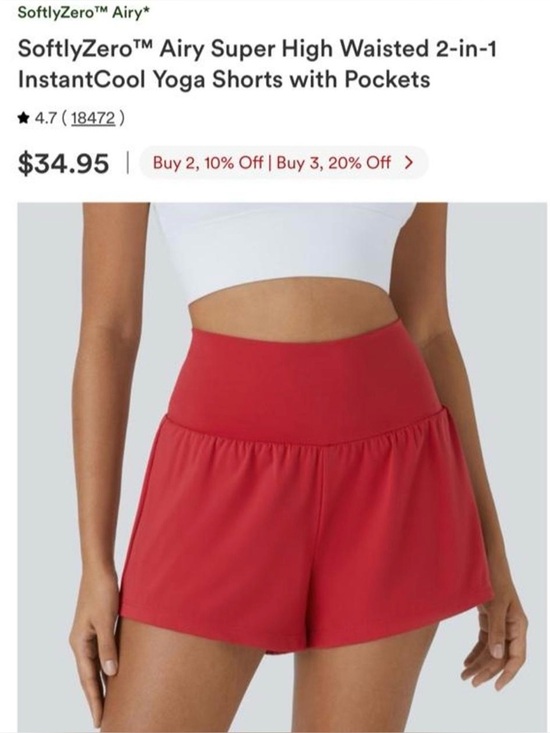 HALARA Pants - Halara High-Waist Active Shorts